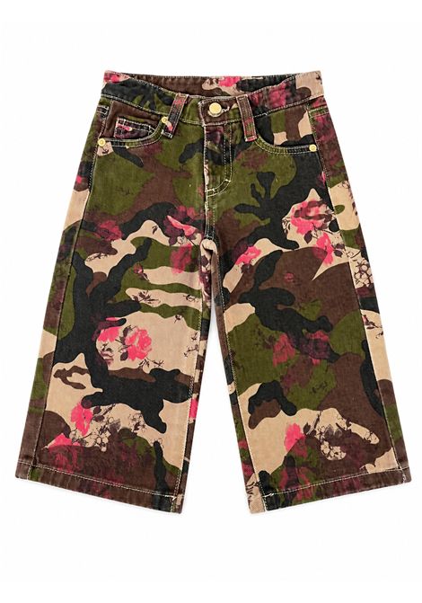Pantaloni con stampa U+E' BY MISS GRANT | UE2336BISKMIMETICO